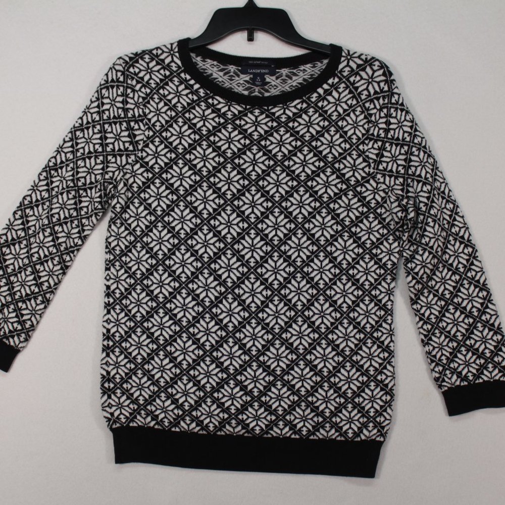 Land's End Sweater Women's Small 100% Supima Cotton